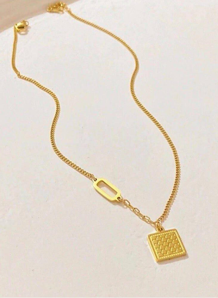 18k Gold Plated Stainless Steel Necklace For Women - Image 4